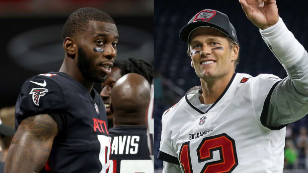 Kyle Pitts Tom Brady Atlanta Falcons Tampa Bay Buccaneers